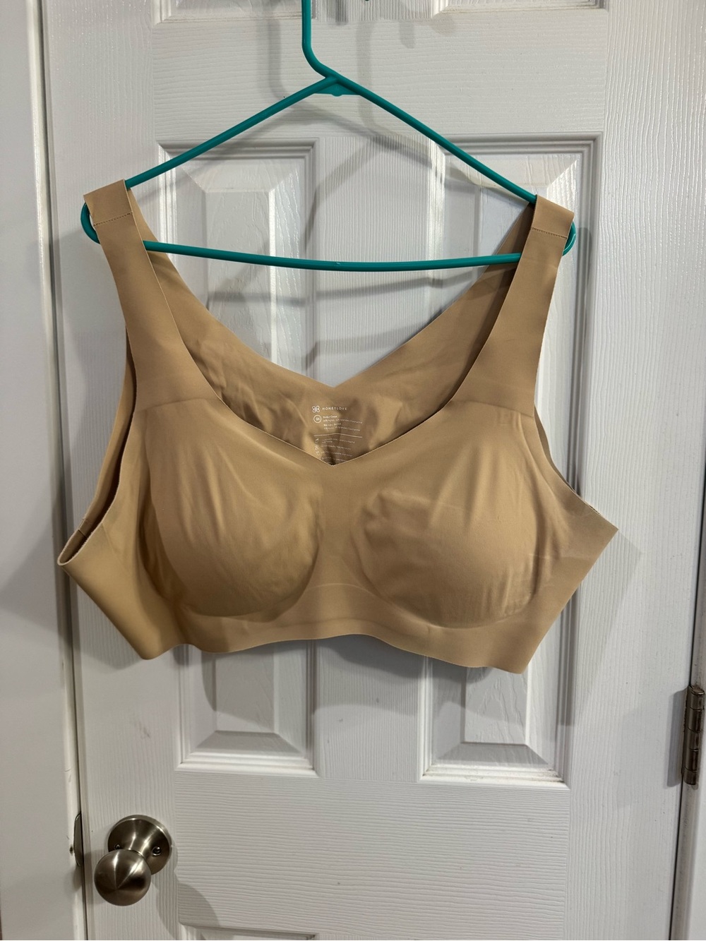 Honeylove Seamless Nude V-neck Wireless Bra - Smooth Support